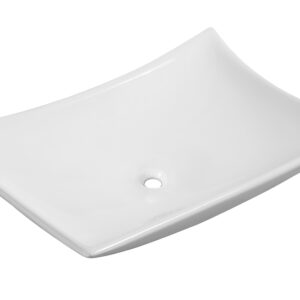 Mueller Range opzet wastafel 56x37x10cm wit