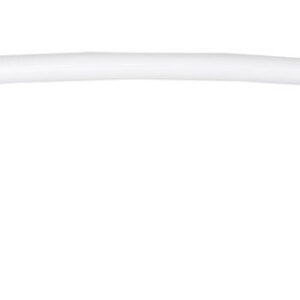 Aqualine Eco radiator handdoek rek wit 43cm gebogen
