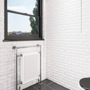 Eastbrook Twyver klassieke radiator 95,2x68,5cm Chroom 462 watt