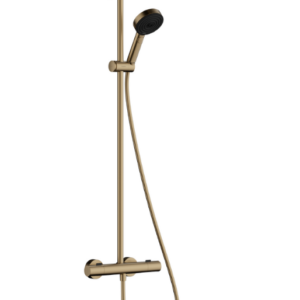 Hansgrohe Pulsify Puro thermostatische opbouw regendouche 26cm brushed bronze