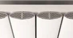 Eastbrook Malmesbury design radiatorrooster Chroom 28cm