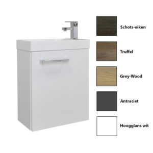 Sanicare Q40 toiletmeubel 40 cm schots-eiken