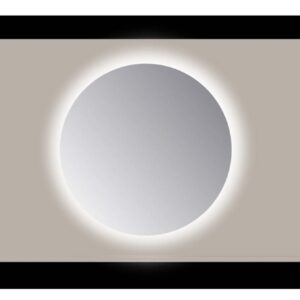 Sanicare Q-mirrors spiegel rond 65 cm. PP geslepen rondom Ambiance Warm White leds (zonder sensor)