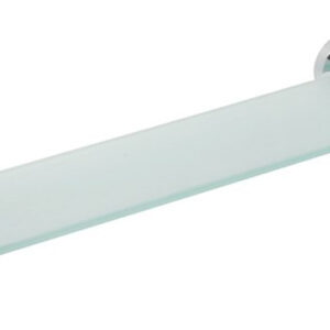 Sapho X-Round glazen planchet 60cm bevestiging achterkant chroom