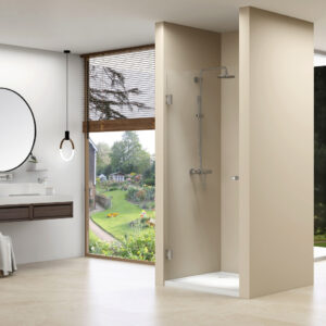 van Rijn ST01 profielloze nisdeur 70cm chroom