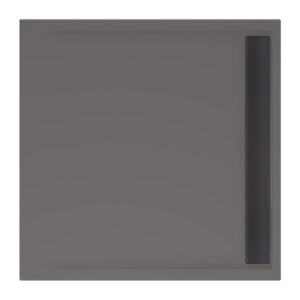 Xenz Easy-Tray douchebak 100x100x5cm antraciet