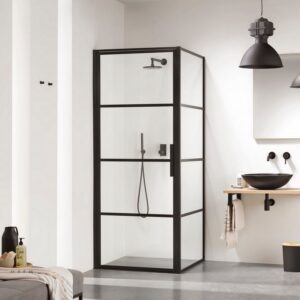 Douchecabine Sealskin SOHO Deur met Vaste wand 8mm Helderglas (verschillende opties)