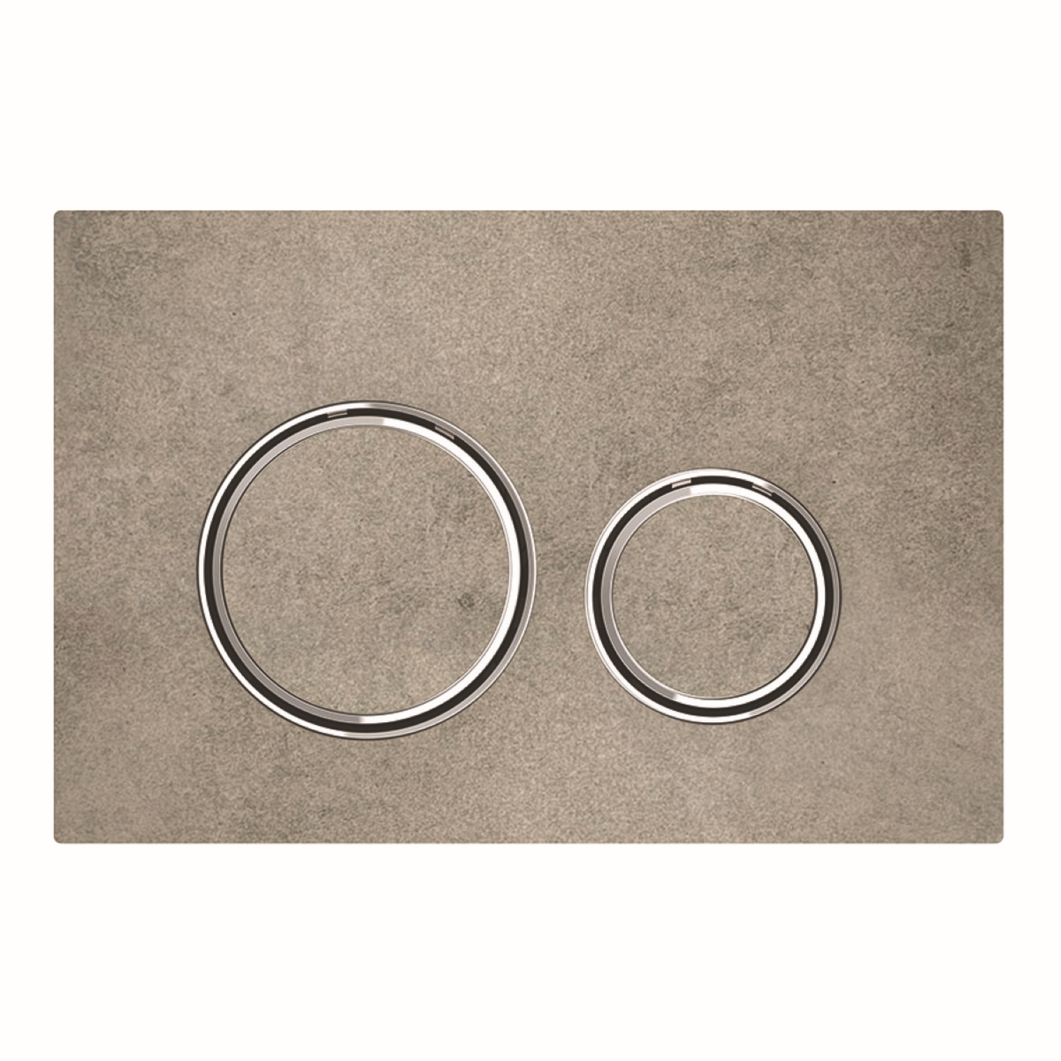 Bedieningsplaat Geberit Sigma 50 Round voor 2-toets Spoeling Chroom / Betonlook