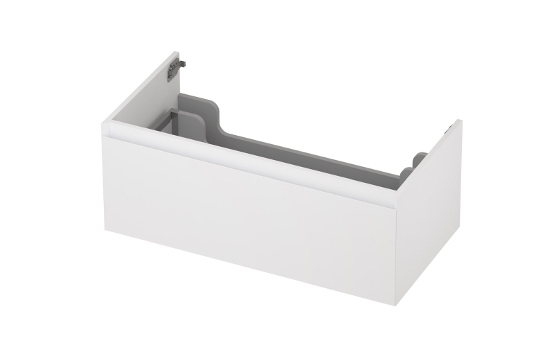 Onderkast INK 1 lade greeploos gelakt 45gr 70 cm x 45 cm x 35 cm Mat wit 1240110