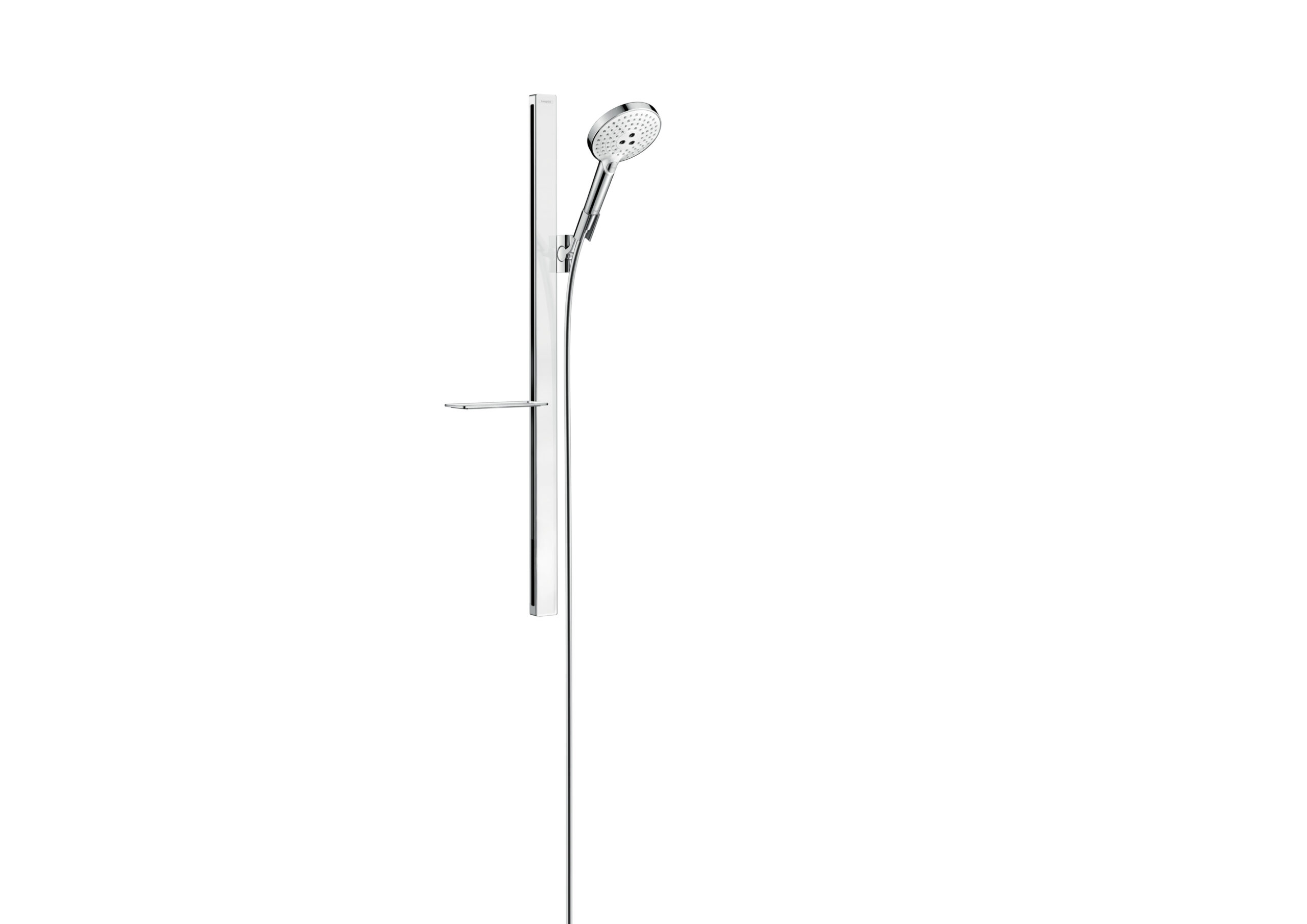 Hansgrohe Raindance Select S doucheset 120 3jet met Unica'E glijstang 90 cm, wit/chroom