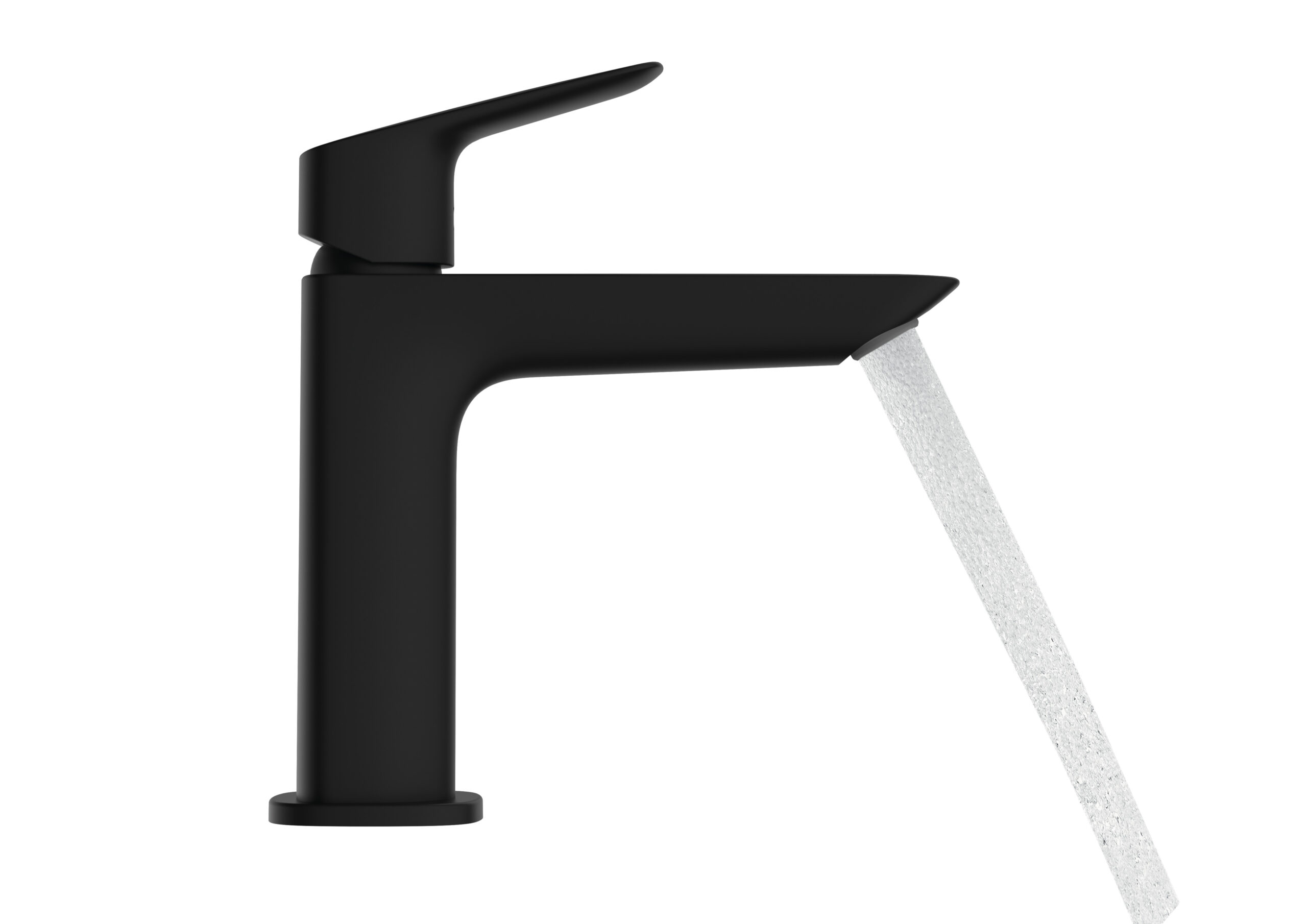 Hansgrohe Logis Fine ééngreeps wastafelmengkraan 110 met PopUp trekwaste, mat zwart