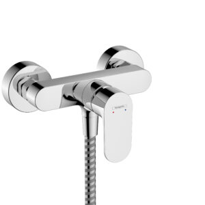 Hansgrohe Rebris S ééngreeps douchemengkraan opbouw met 2 flow rates, chroom