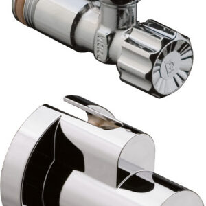 Hansgrohe hoekstopkraan met G 3/8 aansluiting, Brushed Bronze