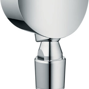 Hansgrohe FixFit muuraansluitbocht S met terugslagklep en kogelgewricht, chroom