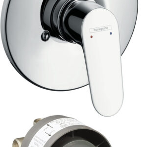 Hansgrohe Focus douchemengkraan complete set inbouw, chroom