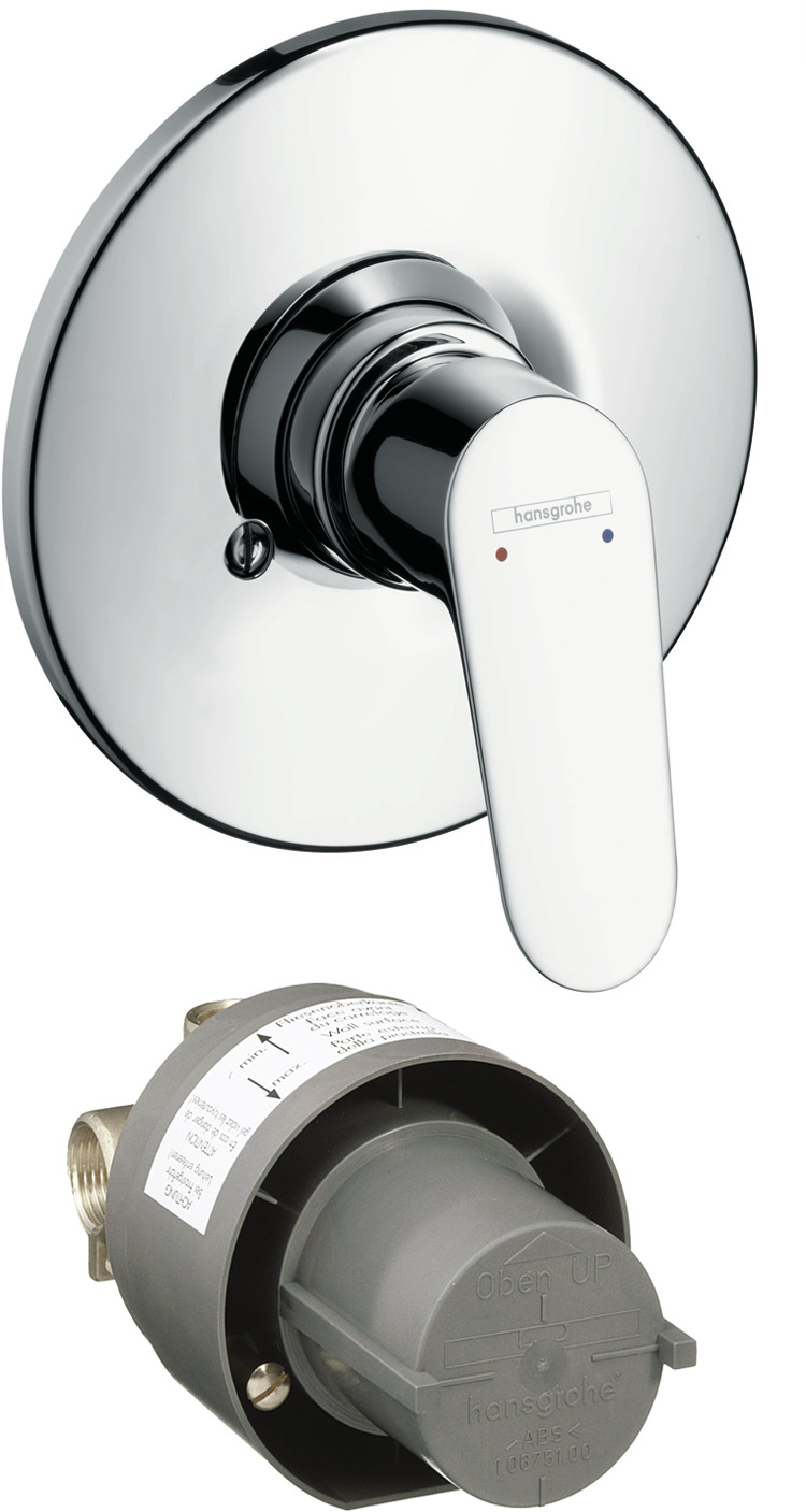 Hansgrohe Focus douchemengkraan complete set inbouw, chroom