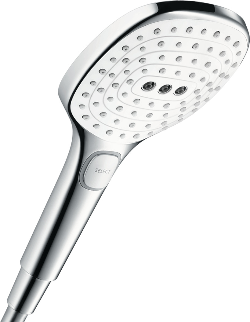 Hansgrohe Raindance Select E handdouche 120 3jet EcoSmart, wit/chroom