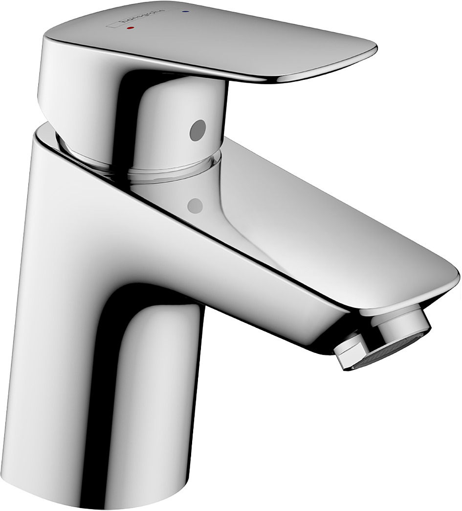 Hansgrohe Logis ééngreeps wastafelmengkraan 70 met metalmet PopUp trekwaste, chroom