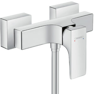 Hansgrohe Metropol ééngreeps douchemengkraan opbouw met rechte greep, chroom