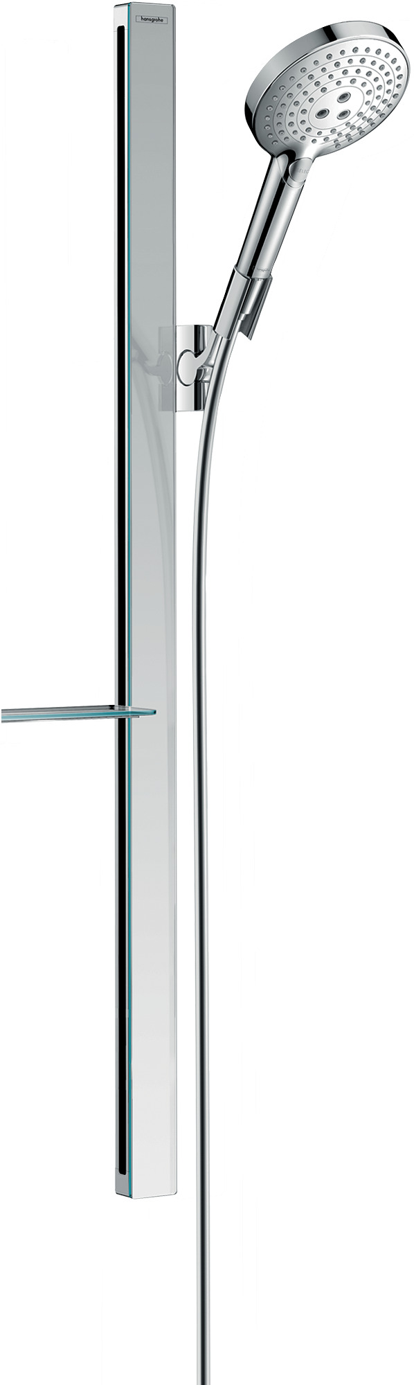 Hansgrohe Raindance Select S doucheset 120 3jet EcoSmart 9 l/min met Unica' E glijstang 90 cm, chroom
