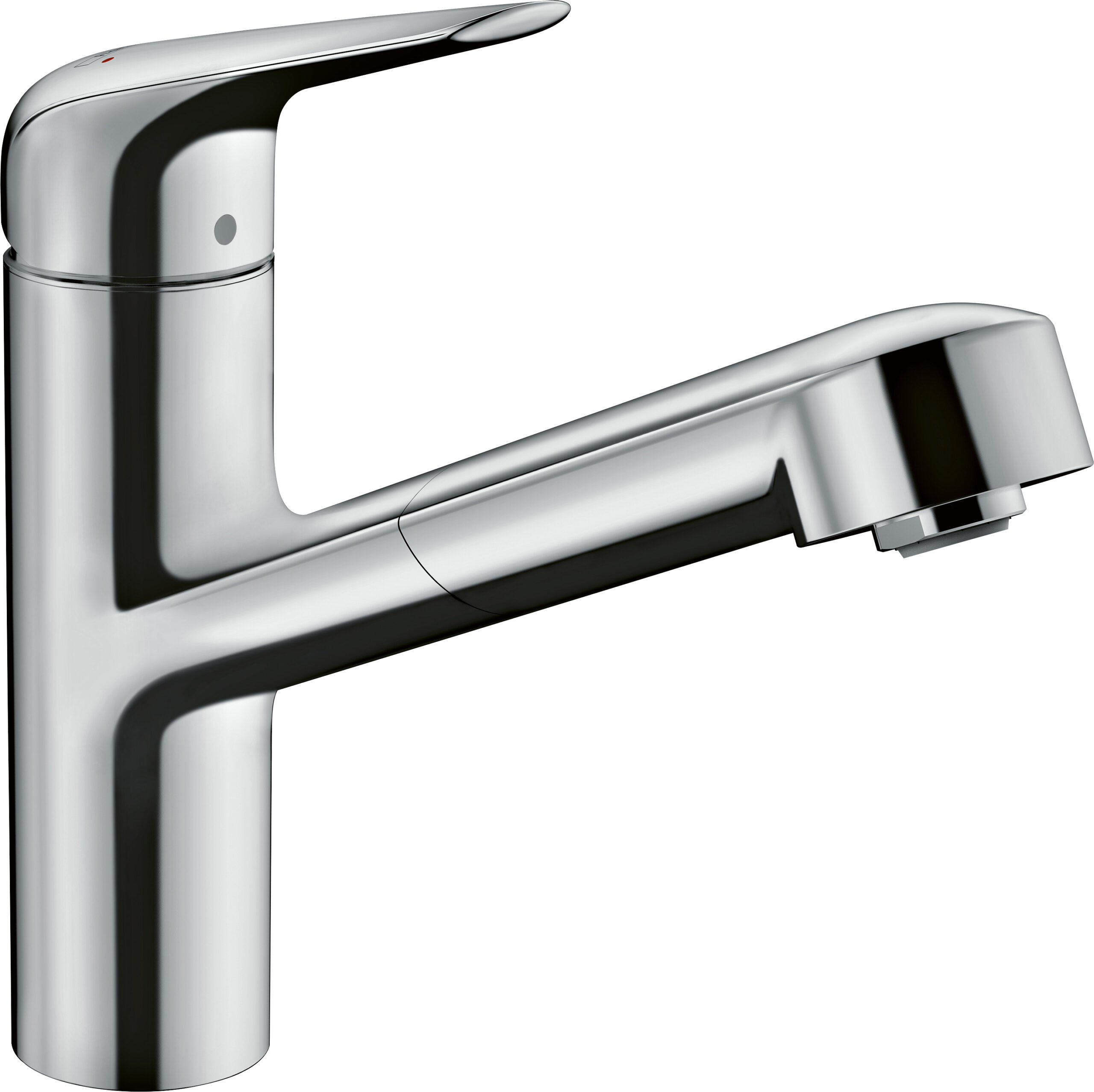 Hansgrohe Focus M42 ééngreeps keukenmengkraan 150 met uittrekbare uitoop, chroom