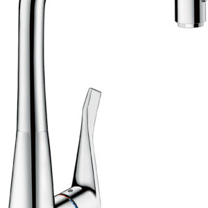 Hansgrohe Metris Select M71 M7117-h320 ééngreeps keukenmengkraan met uittrekbare vuistdouche, chroom