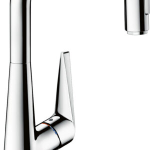 Hansgrohe Talis Select M51 M5117-H300 ééngreeps keukenmengkraan met uittrekbare vuistdouche, chroom