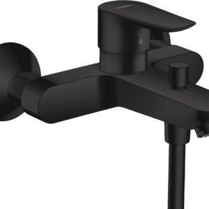 Hansgrohe Talis E ééngreeps badmengkraan opbouw, mat zwart