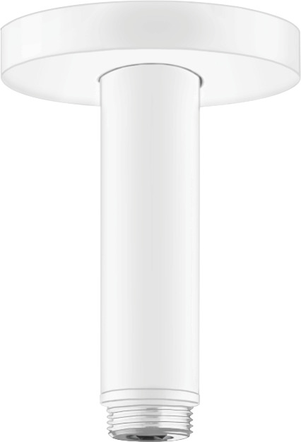 Hansgrohe plafondbevestiging S 100 mm, mat wit