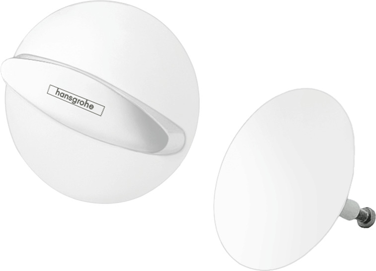 Hansgrohe Flexaplus afbouwdeel E afvoer- en overloopgarnituur, mat wit