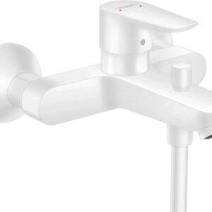 Hansgrohe Talis E ééngreeps badmengkraan opbouw, mat wit