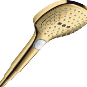 Hansgrohe Raindance Select E handdouche 120 3jet PowderRain EcoSmart+, Polished Gold-Optic