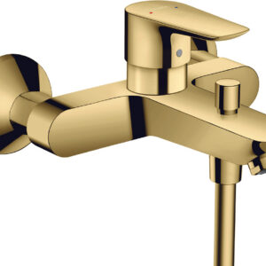 Hansgrohe Talis E ééngreeps badmengkraan opbouw, Polished Gold Optic