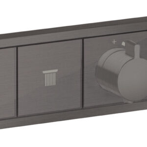 Hansgrohe RainSelect thermostaat inbouw voor 2 functies, Brushed Black Chrome