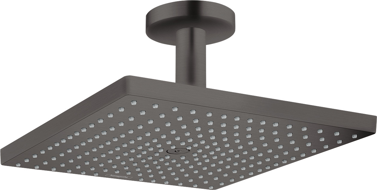 Hansgrohe Raindance E hoofddouche 300 1jet EcoSmart met plafondaansluiting, Brushed Black Chrome