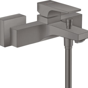 Hansgrohe Metropol ééngreeps badmengkraan opbouw, Brushed Black Chrome