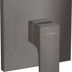 Hansgrohe Metropol ééngreeps douchemengkraan afbouwdeel met rechte greep, Brushed Black Chrome