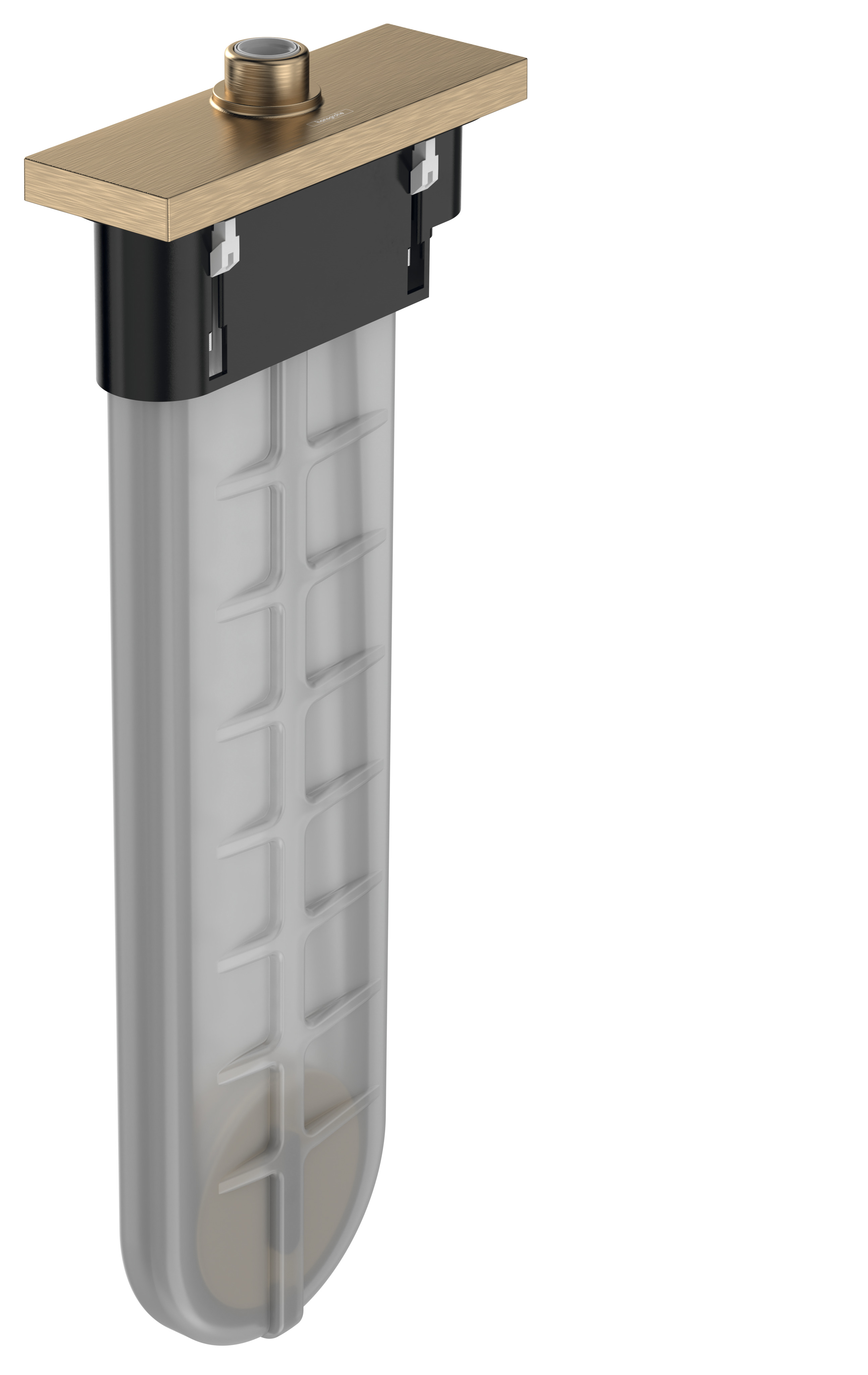 Hansgrohe sBox afbouwdeel rechthoekig, Brushed Bronze