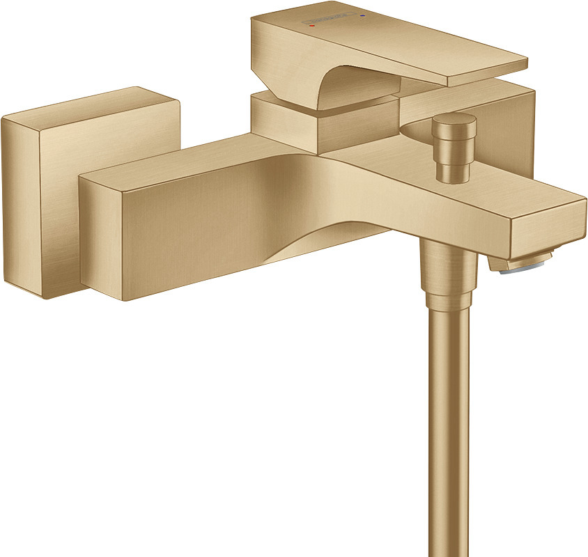 Hansgrohe Metropol ééngreeps badmengkraan opbouw, Brushed Bronze
