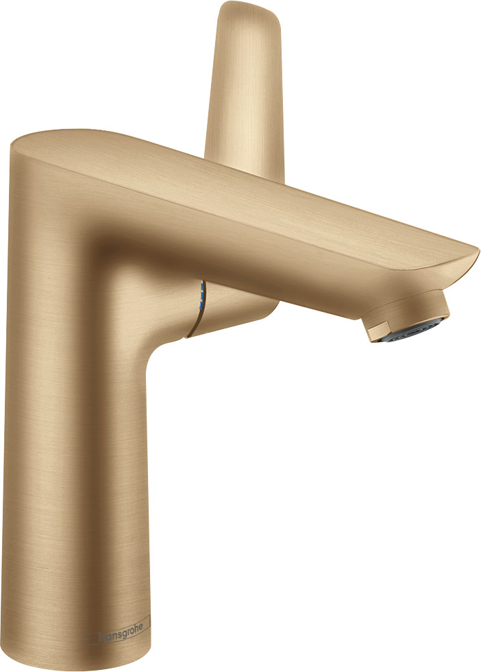 Hansgrohe Talis E ééngreeps wastafelmengkraan 150 met PopUp trekwaste, Brushed Bronze
