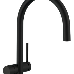 Hansgrohe Talis M54 ééngreeps keukenmengkraan 220 met stopkraan voor vaatwasser, mat zwart