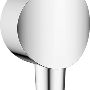 Hansgrohe FixFit muuraansluitbocht S kunststof met terugslagklep, chroom