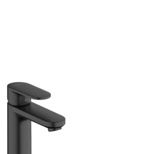 Hansgrohe Vernis Blend ééngreeps wastafelmengkraan 100 CoolStart met afvoerplug, mat zwart