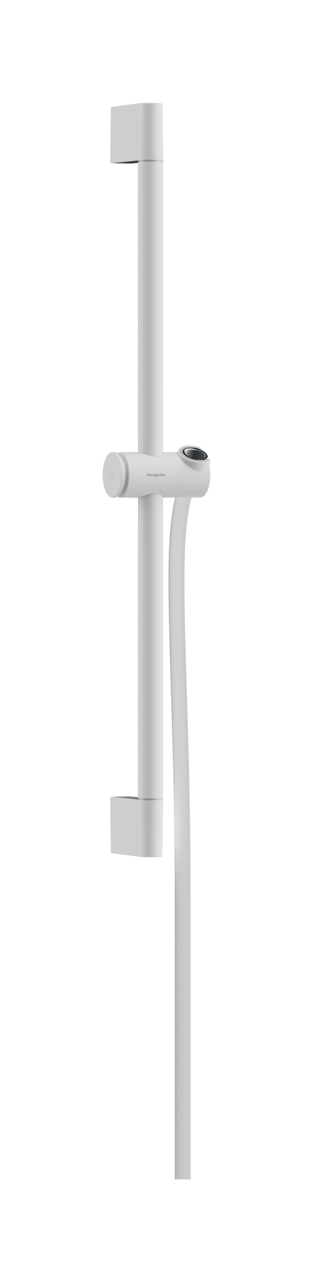 Hansgrohe Unica glijstang Pulsify S 65 cm met push-schuifstuk en doucheslang, mat wit