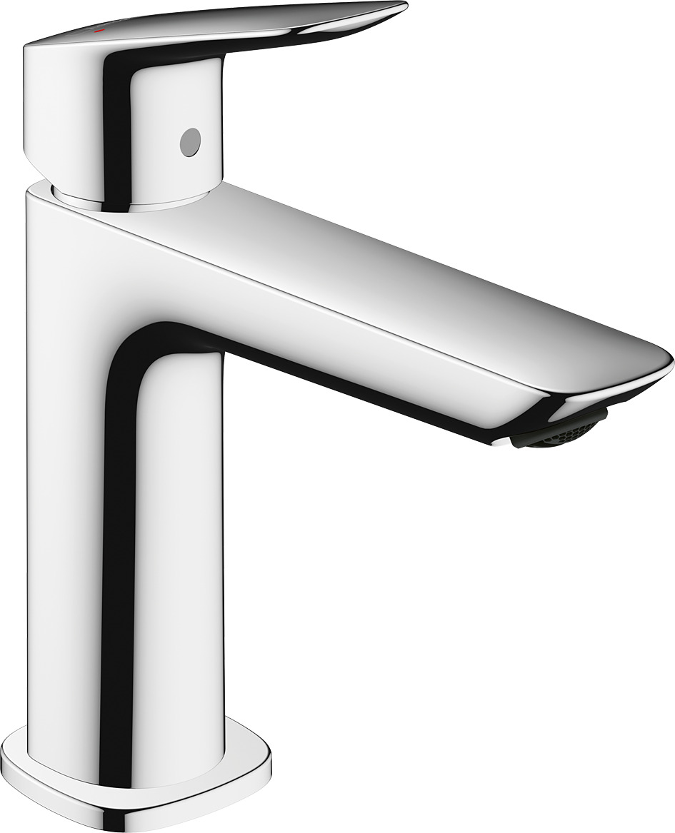 Hansgrohe Logis Fine ééngreeps wastafelmengkraan 100 met PopUp trekwaste, chroom