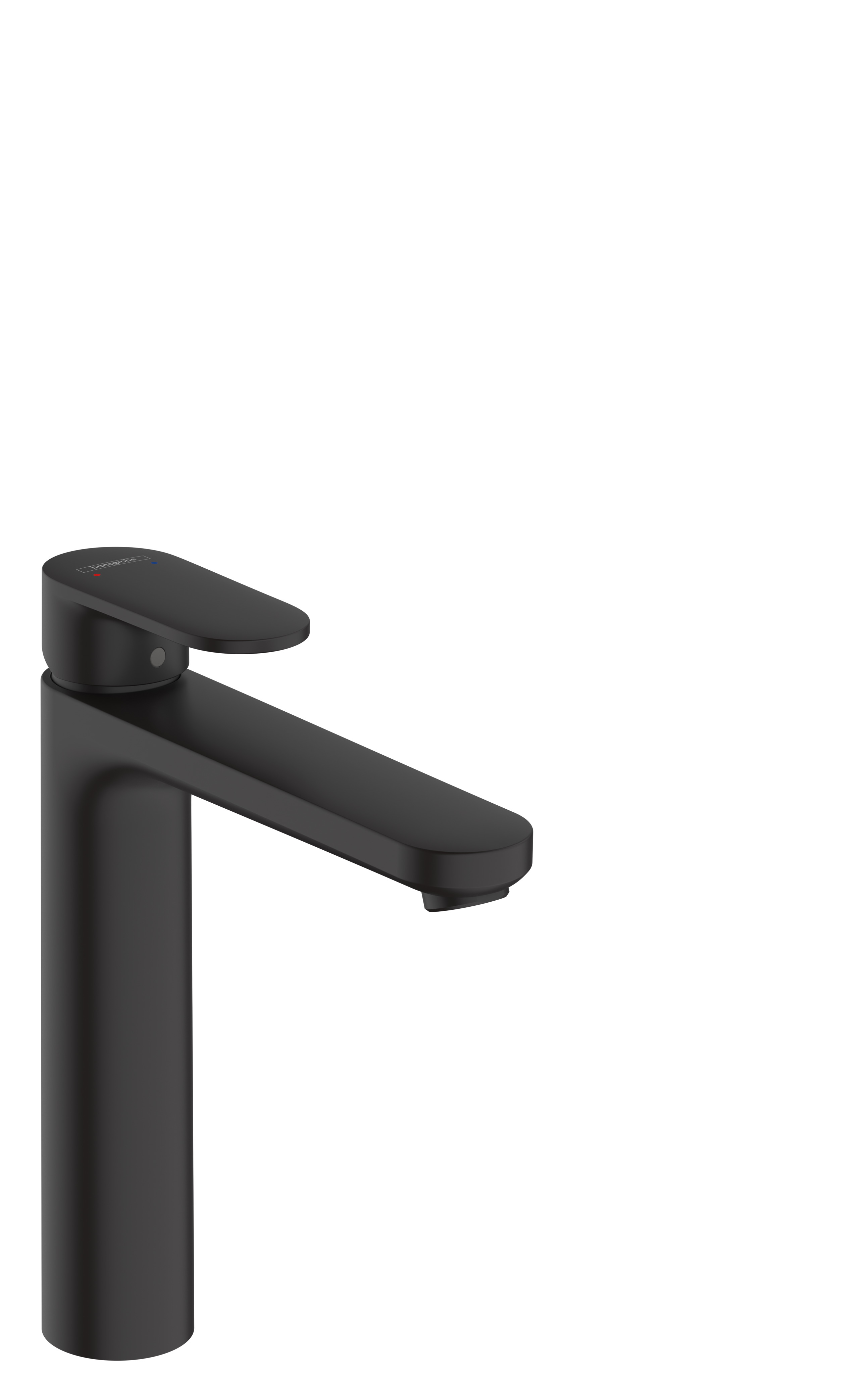 Hansgrohe Vernis Blend ééngreeps wastafelmengkraan 230 met PopUp trekwaste, mat zwart
