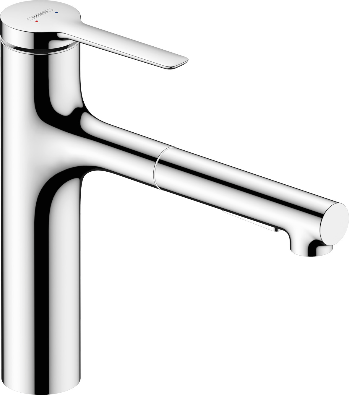 Hansgrohe Zesis M33 ééngreeps keukenmengkraan 160 uittrekbare vuistdouche 2jet sBox lite, chroom