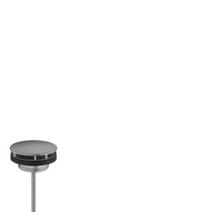 Hansgrohe afvoergarnituur niet afsluitbaar, voor wastafels, Brushed Black Chrome