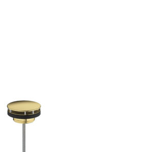 Hansgrohe afvoergarnituur niet afsluitbaar, voor wastafels, Polished Gold Optic