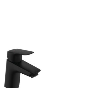 Hansgrohe Logis ééngreeps wastafelmengkraan 70 met afvoerplug, mat zwart